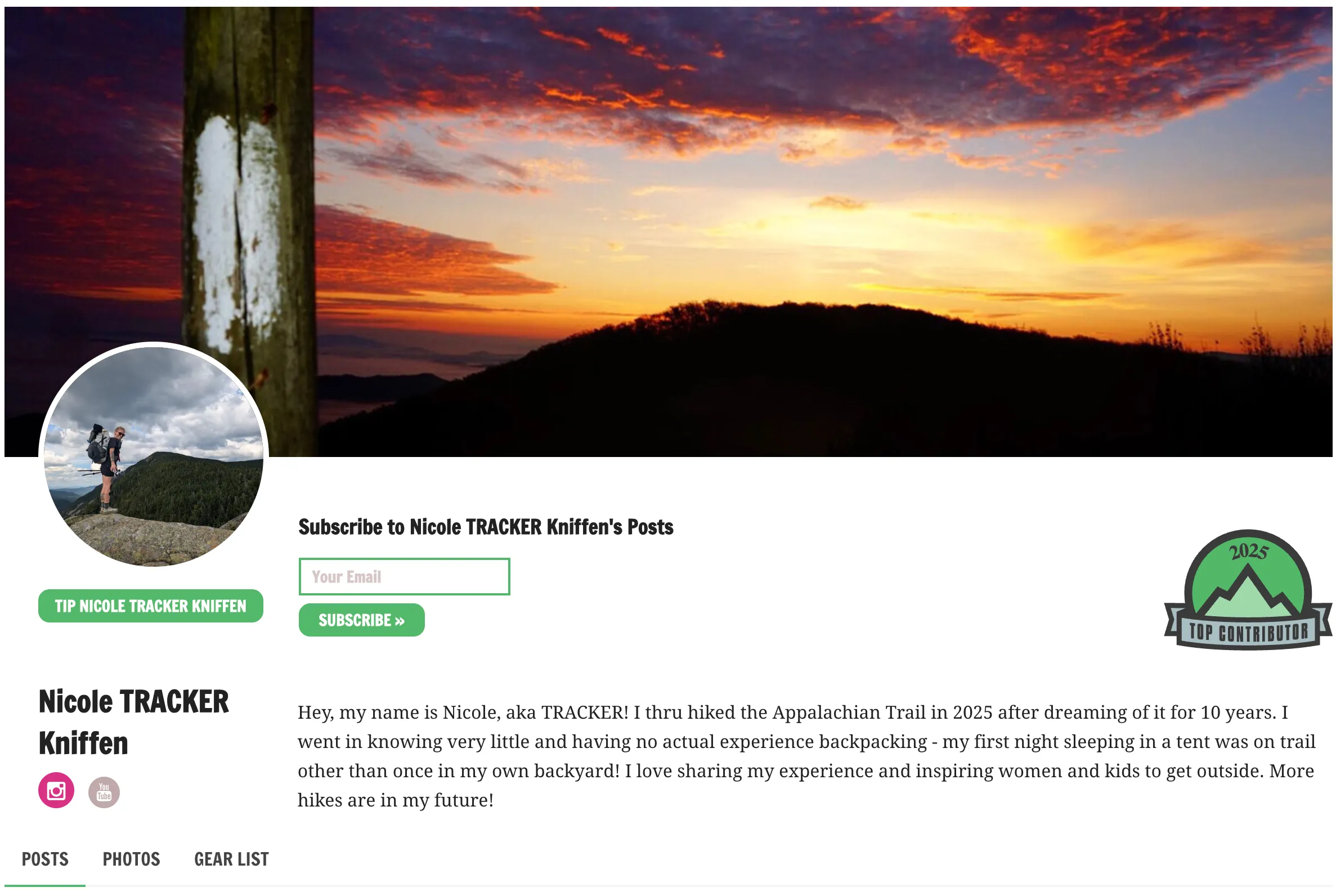 The Trek Email Subscribe